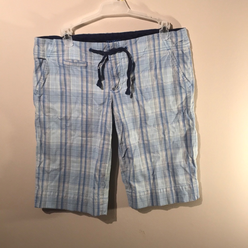 Blue Plaid Bermuda’s